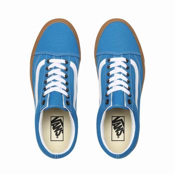 Panske Tenisky Vans Gum Old Skool Modre/Biele VA89FRSPL